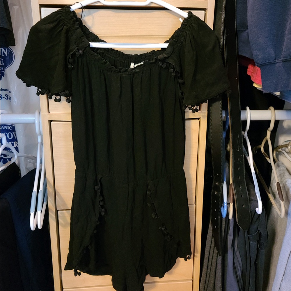 off the shoulder romper